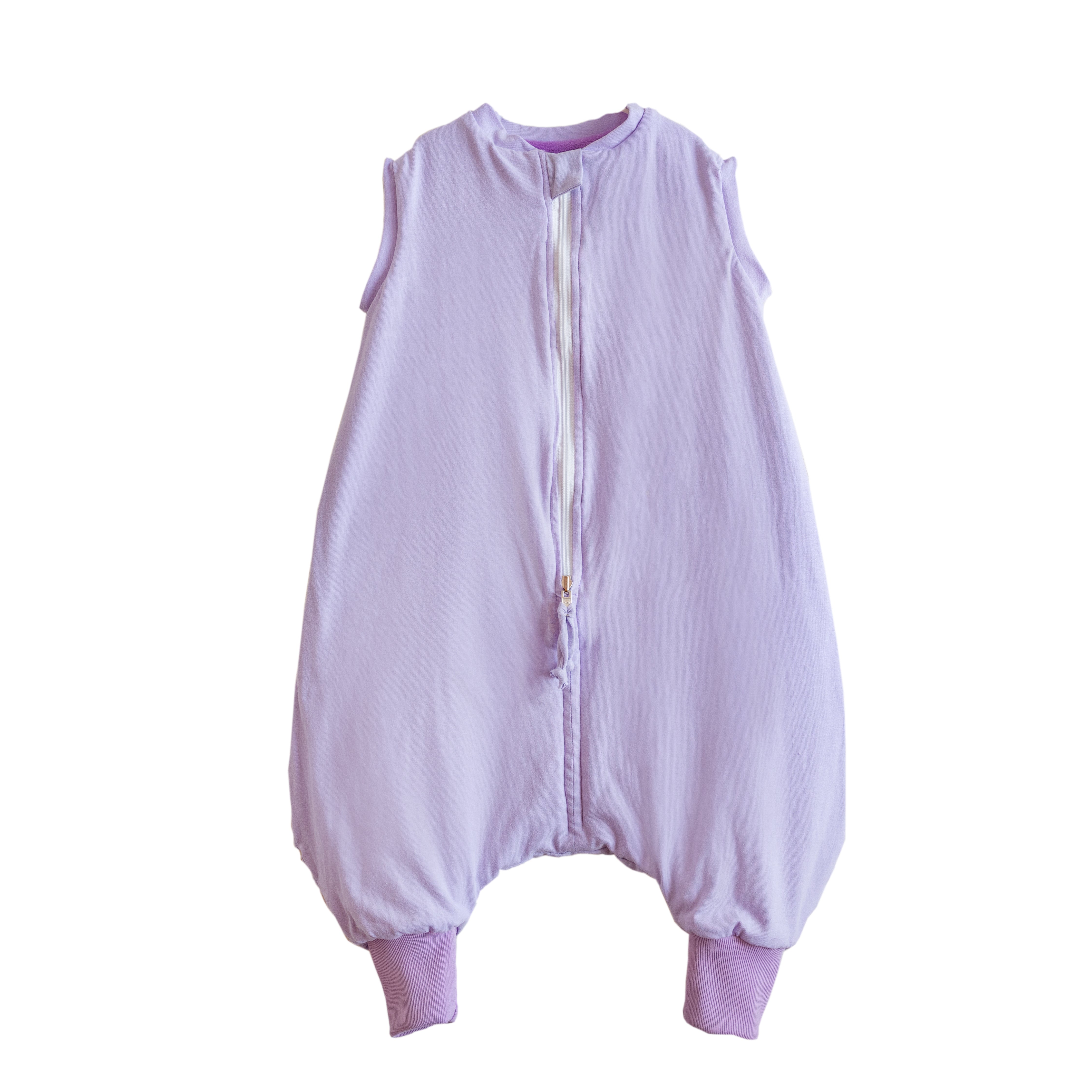 Saquito de dormir reversible de flannel con salida de pies