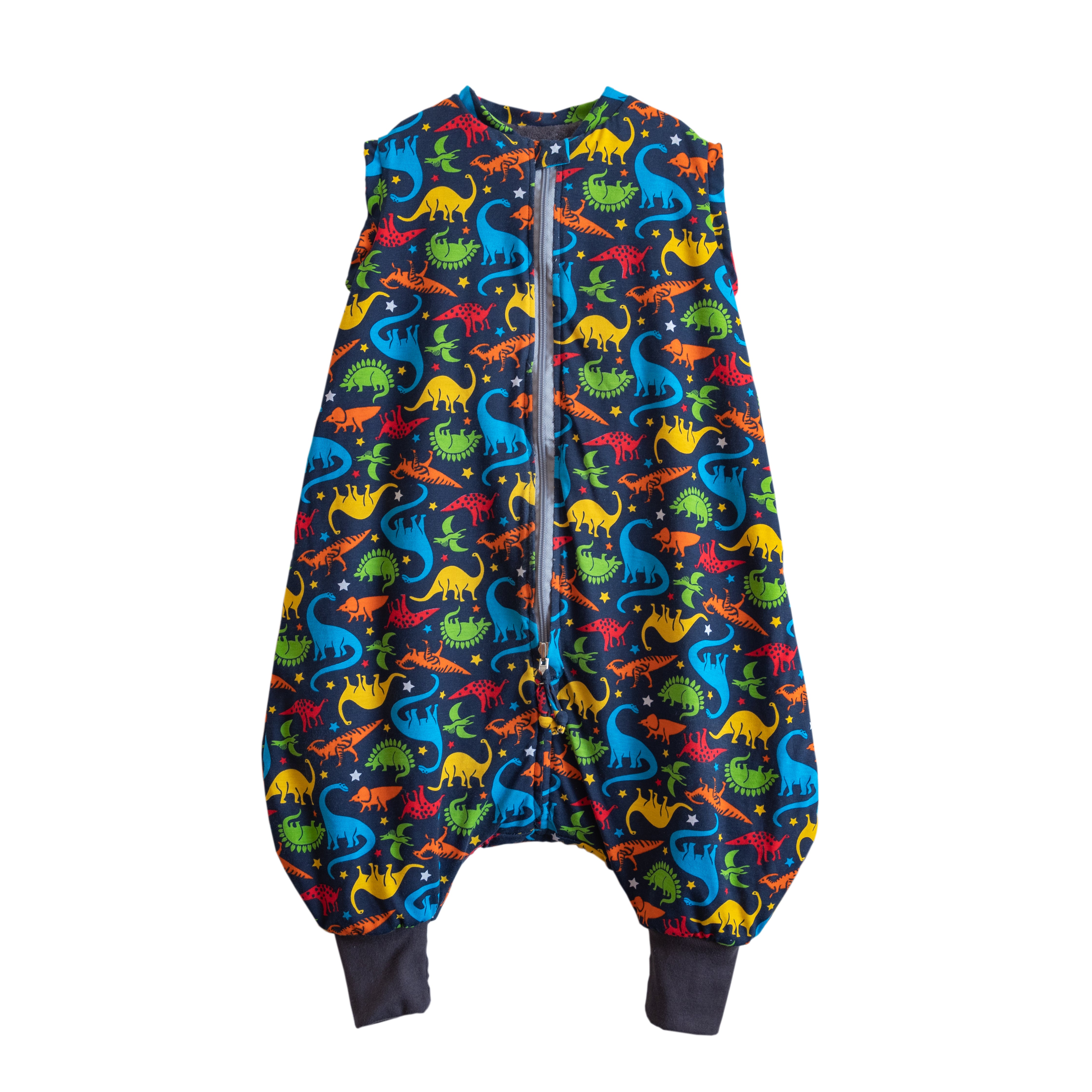 Saquito de dormir reversible de flannel con salida de pies