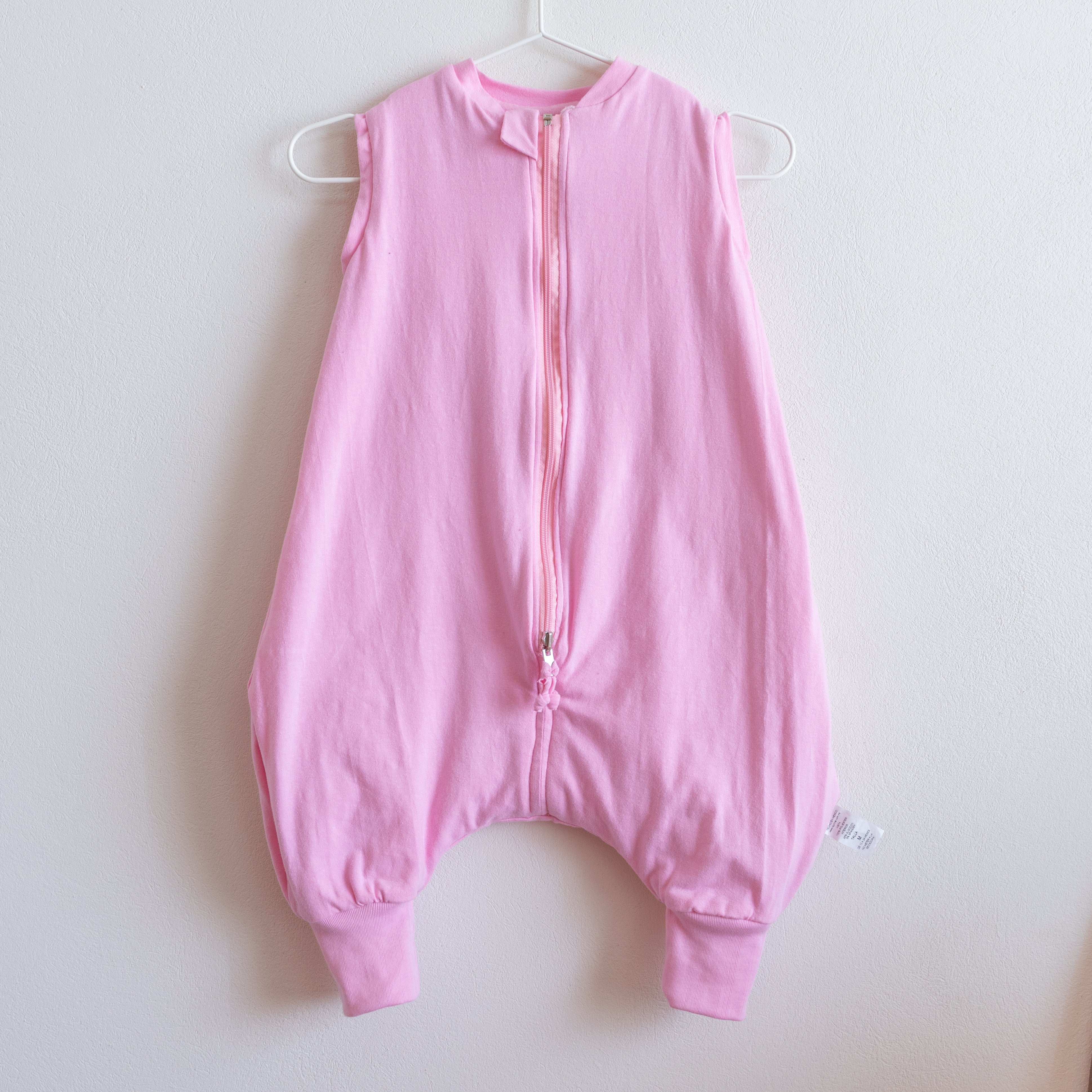 Saquito de dormir reversible de flannel con salida de pies