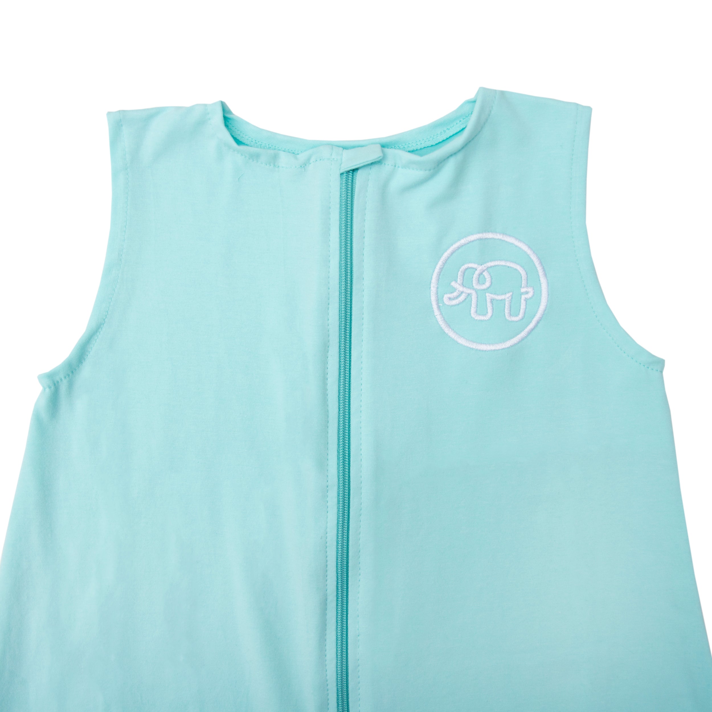 Saquito de dormir de verano con tela de algodón de camiseta - Con pies