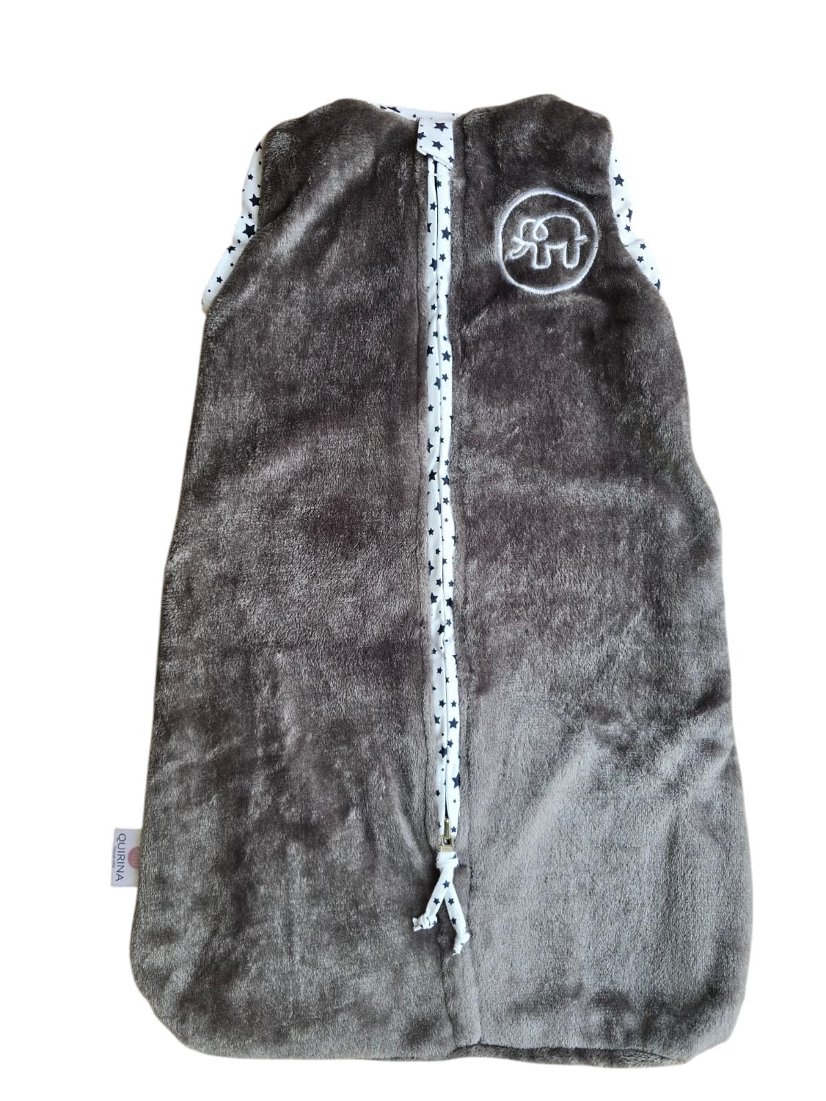 Saquito de dormir 2 en 1 reversible de flanel con interior algodón - Sin pies
