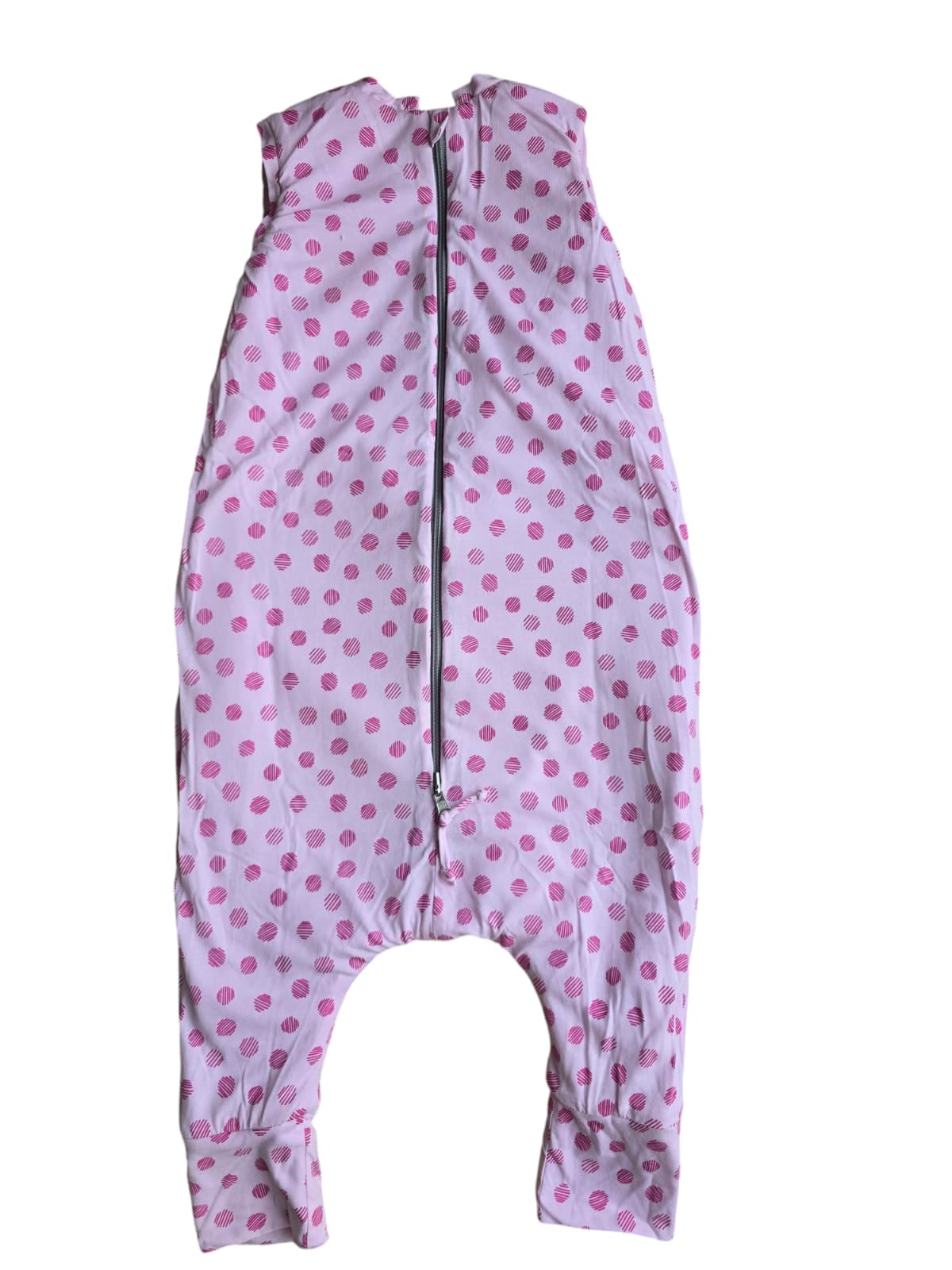 Saquito de dormir reversible de flannel con salida de pies