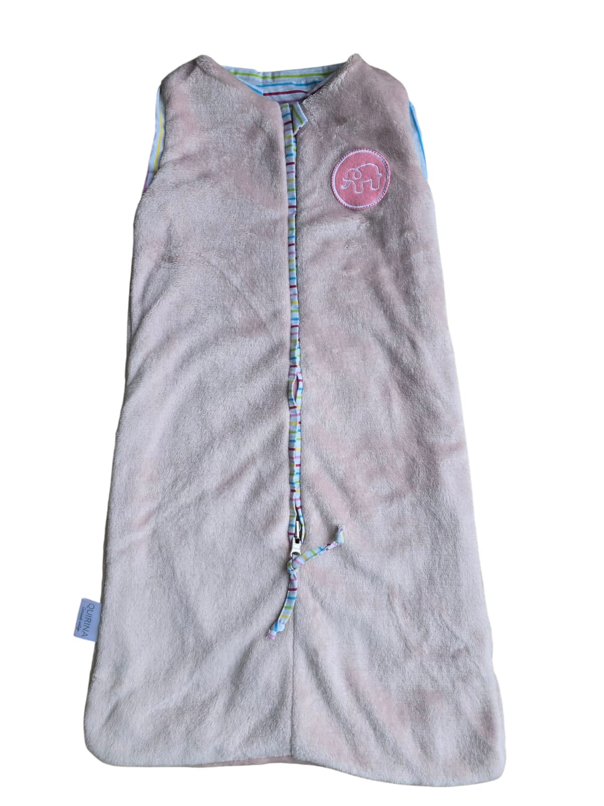 Saquito de dormir 2 en 1 reversible de flanel con interior algodón - Sin pies