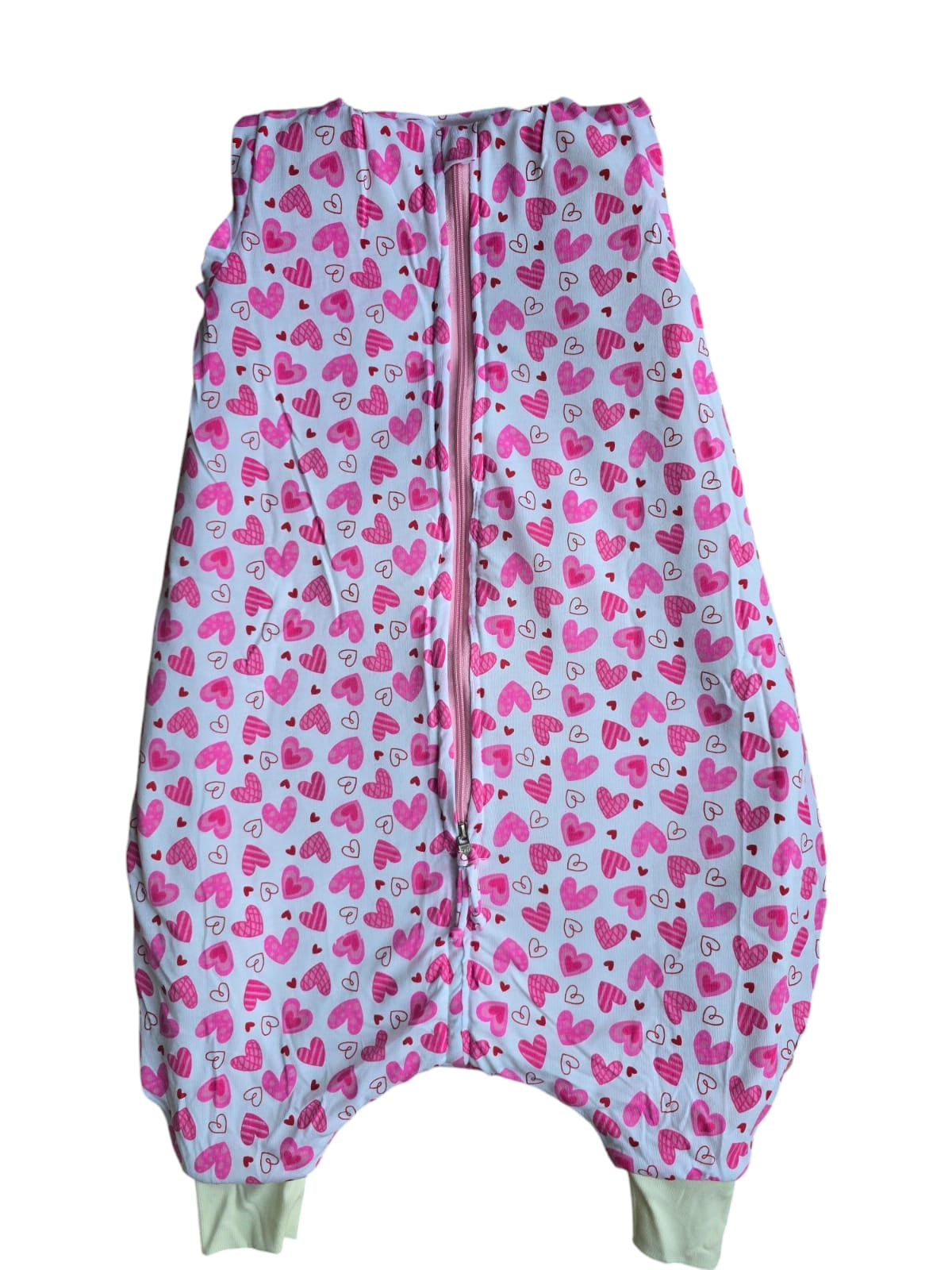 Saquito de dormir reversible de flannel con salida de pies