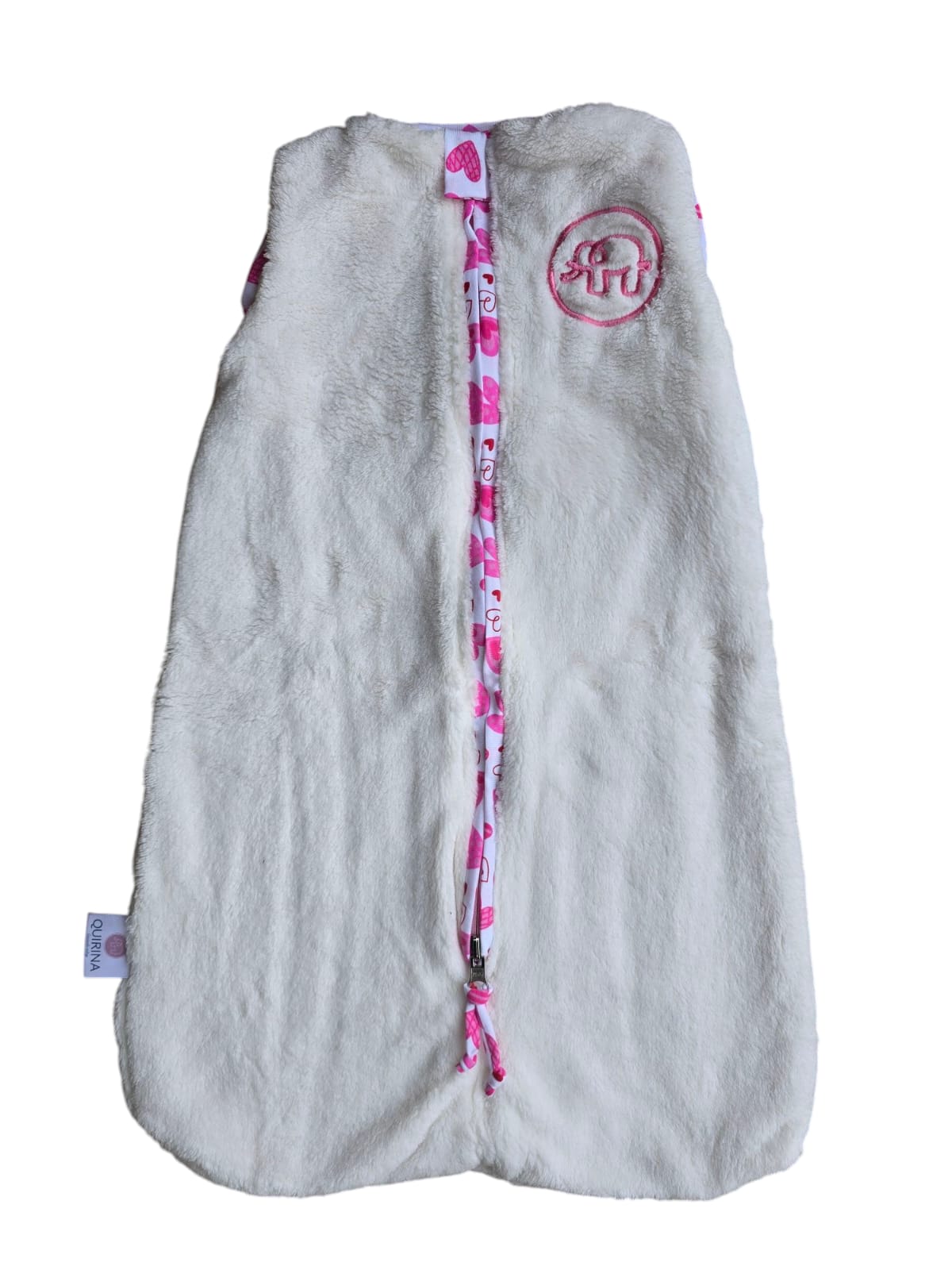 Saquito de dormir 2 en 1 reversible de flanel con interior algodón - Sin pies