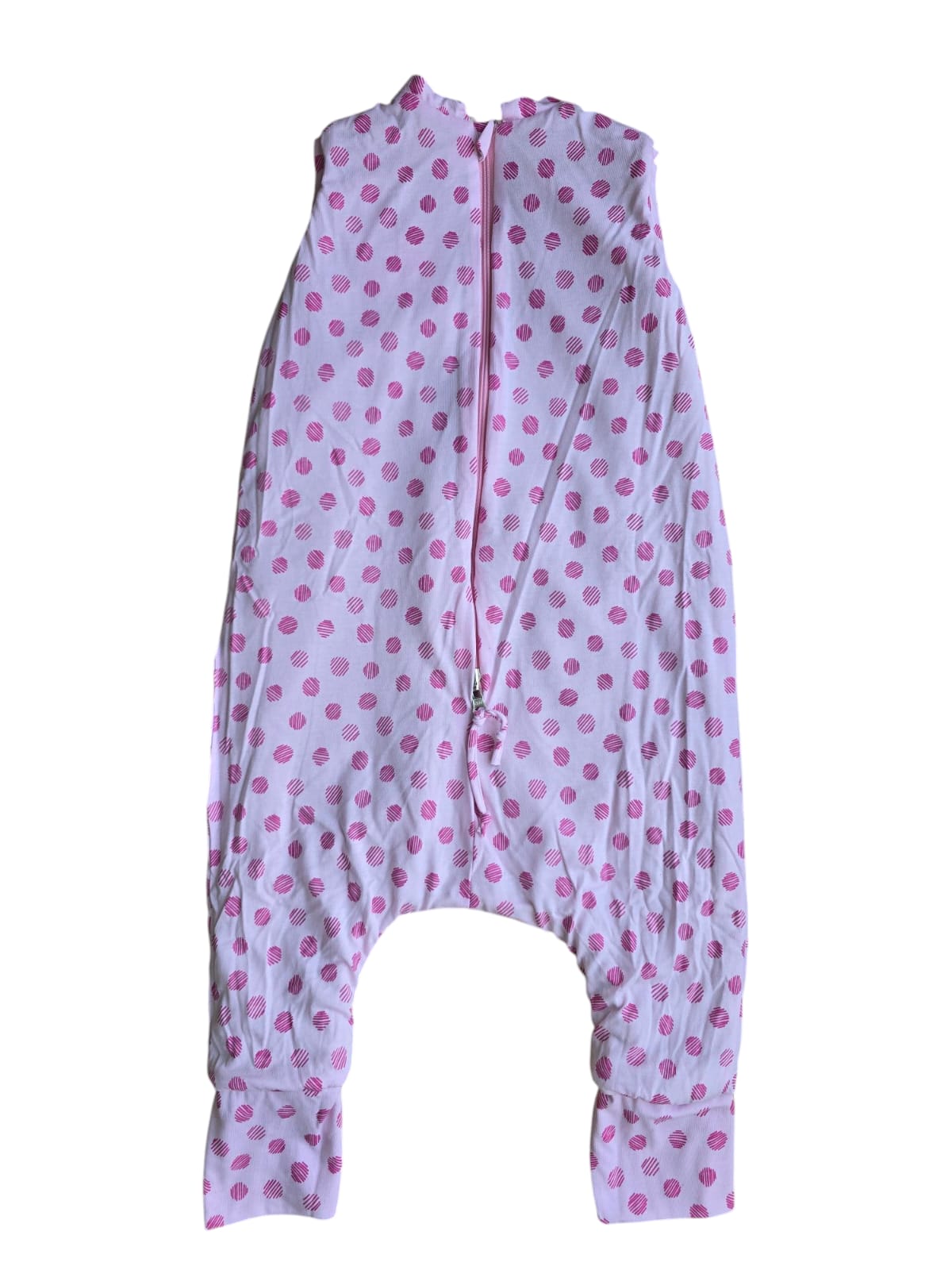 Saquito de dormir reversible de flannel con salida de pies